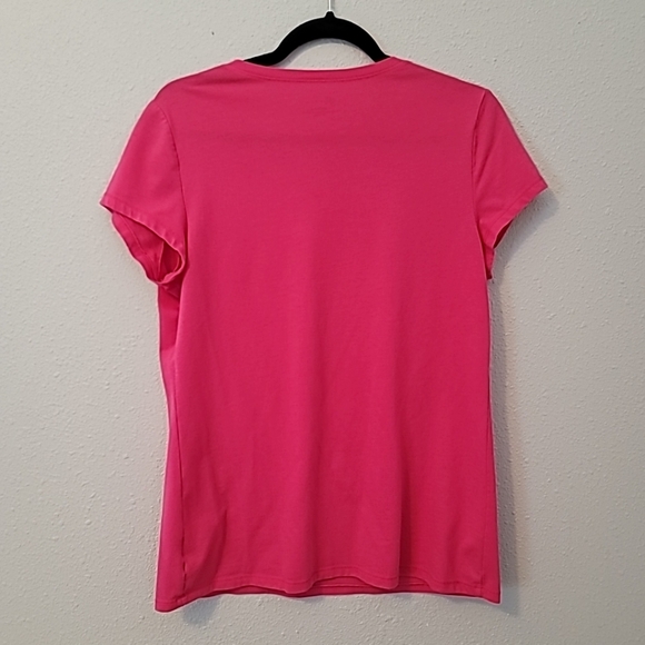 NOBO Fuscia Pink Scoop Neck T-Shirt Sz XL (15-17) - Picture 10 of 10